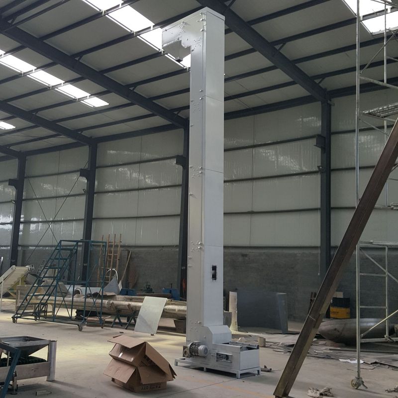 Z型斗式提升機安裝試機完成，準備發貨